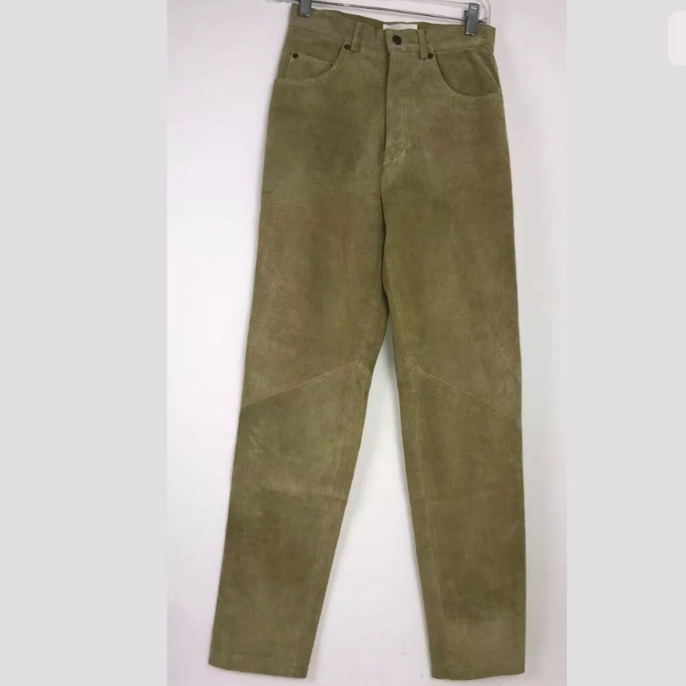 Hugo Buscati Collection Womens Leather Pants Sz 4